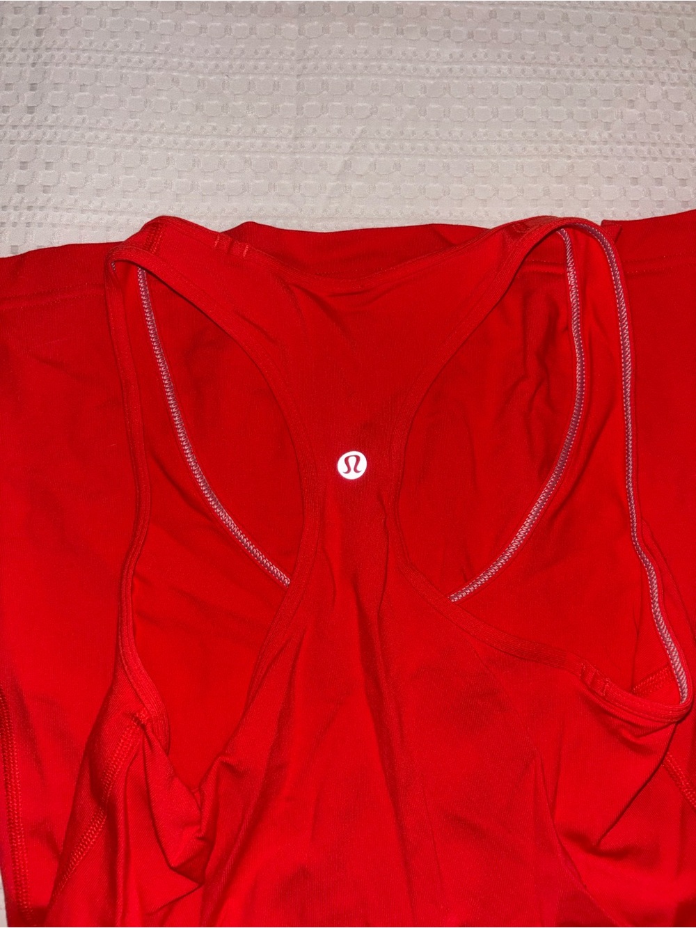 Lululemon Red Racerback Tank Top - Picture 2 of 3